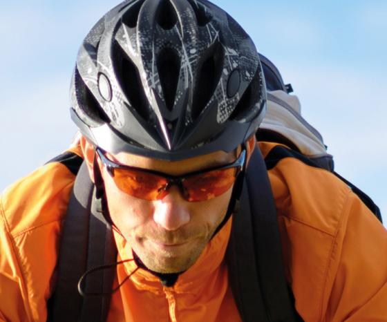 cycling can lead to objects getting in your eyes